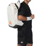 Mochila Adidas Multigame 3.5 Blanco Naranja 2026 - Imagen 4