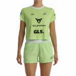 Remera Bullpadel Bea Gonzalez Premier Padel Bilma Verde Manzana