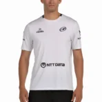 Remera Bullpadel Juan Tello Premier Padel Lili Blanco
